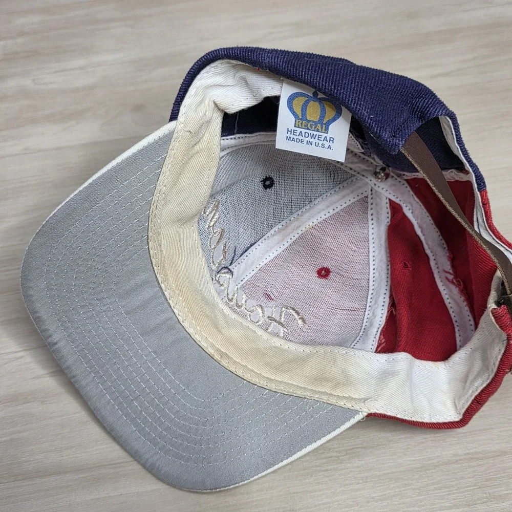 Vintage Regal Headwear Houston Cougars University Strap Back Hat‎ 2 Tone
